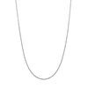 Sterling Silver 1.3mm Cable Chain Necklace Solid Italian Nickel-Free, 15 Inch