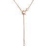 14kt Rose Gold Plated Sterling Silver 1mm Box Chain Necklace Italian Nickel-Free, 16-24 Inch