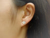 Sterling Silver 9mm Plumeria Stud Earrings