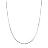Sterling Silver 0.9mm Diamond-Cut Snake Chain Necklace Solid Italian Nickel-Free