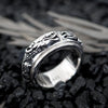 Sterling Silver Dragon Spinner Ring