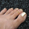 Sterling Silver Bamboo Toe Ring