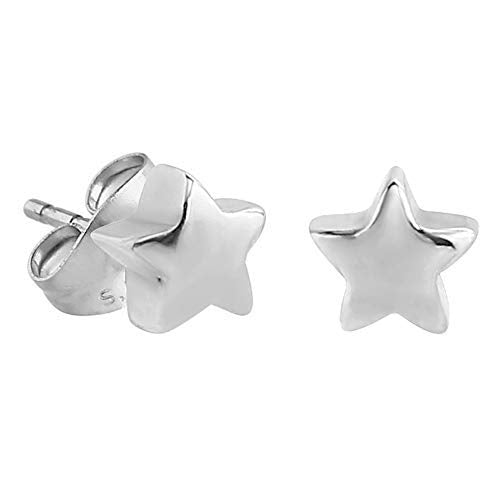 Sterling Silver XS Tiny Star Stud Earrings
