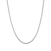 Sterling Silver 1.5mm Diamond-Cut Rope Chain Necklace Solid Italian Nickel-Free, 14-30 Inch