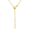 14kt Yellow Gold Plated Sterling Silver 1mm Box Chain Necklace Nickel-Free, 14-36 Inches