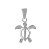 Sterling Silver XS Turtle Charm Pendant