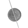 Sterling Silver 1.3mm Box Chain Necklace Solid Italian Nickel-Free, 16-36 Inch