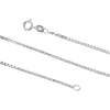 Sterling Silver 1.5mm Box Chain Necklace Solid Italian Nickel-Free, 16-30 Inch