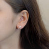 Sterling Silver Small Turtle Stud Earrings