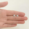 Sterling Silver XS Tiny Paw Stud Earrings
