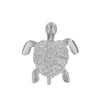 Sterling Silver Sea Turtle Small Moving Pendant