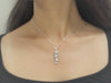 Sterling Silver Turtle Vertical Bar Pendant Necklace, 16+2