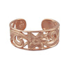 Sterling Silver 6mm Filigree Band Toe Ring