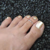 Sterling Silver Bamboo Toe Ring